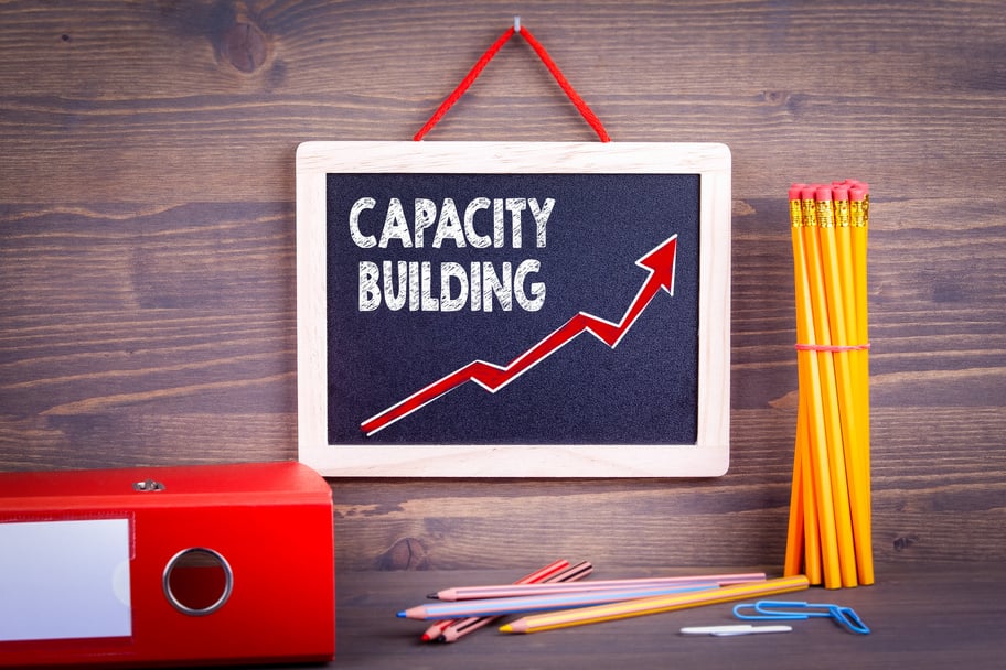 Capacity Building. Business success concept